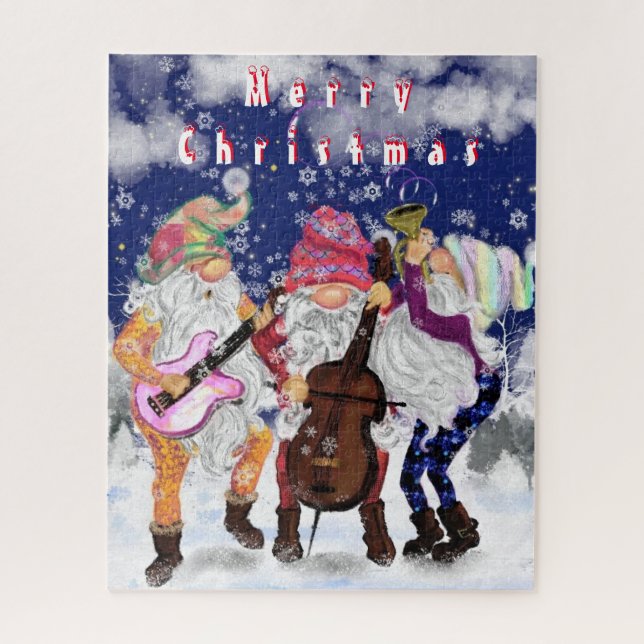 Christmas Band - Happy Song Jigsaw Puzzle (Vertical)