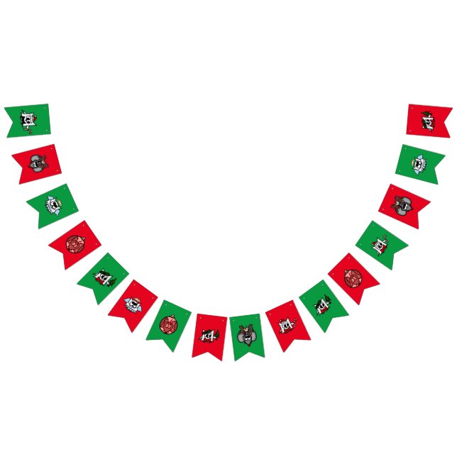 Christmas Banner with Adorable Holiday Critters (All)