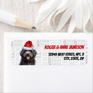 Christmas Barbet Dog Adresse de vacances