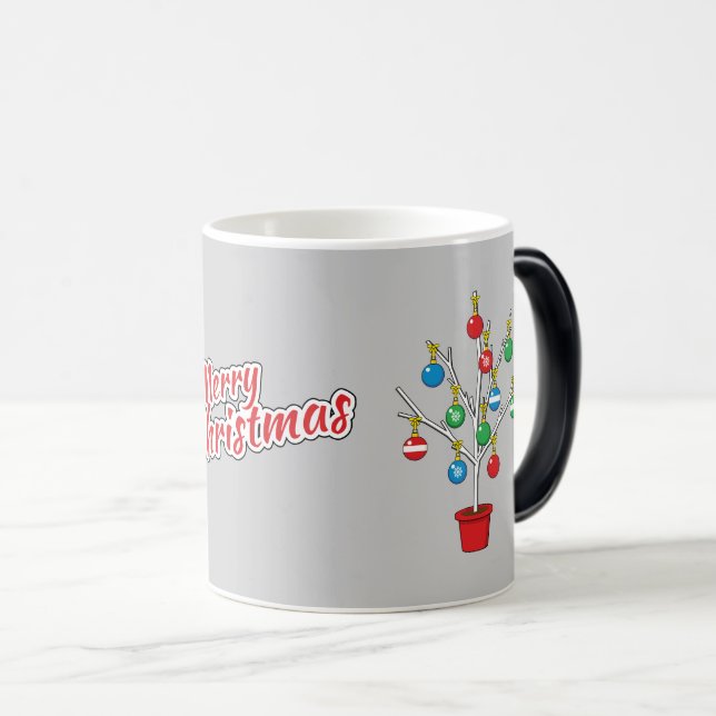 Christmas Bare Branch Tree - Merry Christmas Magic Mug (Front Right)