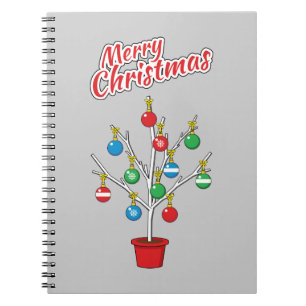 Christmas Bare Branch Tree - Merry Christmas Notebook