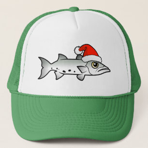 Christmas Barracuda Santa Trucker Hat