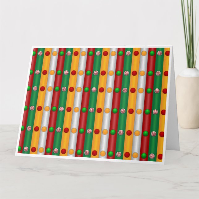 Christmas Bars Card (Front)