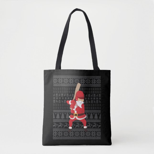 Christmas Baseball 4 Tote Bag (Front)