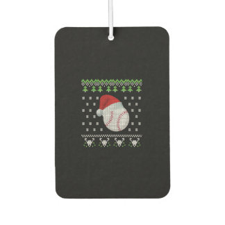 Christmas Baseball Air Freshener