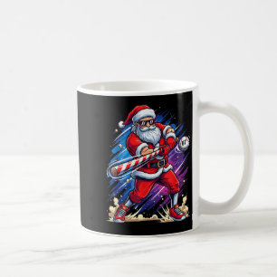 Christmas Baseball Funny Santa Game Day Xmas Boys  Coffee Mug