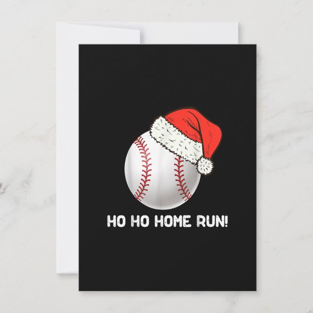 Christmas Baseball Reindeer Ornaments Xmas Pajama  Invitation (Front)