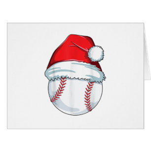 Christmas Baseball Santa Hat Ball Kids Boys Men