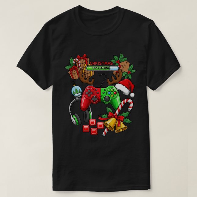 Christmas Basic Dark T-Shirt (Design devant)