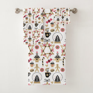 Christmas Bath Towel Set