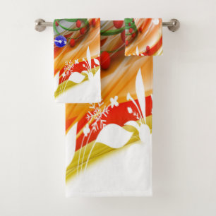 Christmas Bath Towel Sets