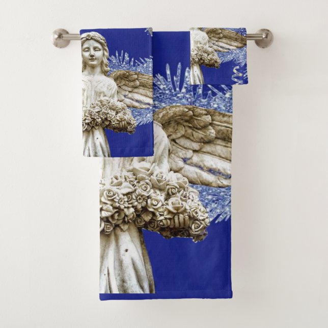 Christmas Bath Towel Sets, Christmas Angel (Insitu)