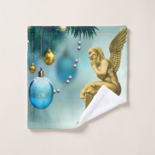Christmas Bath Towel Sets, Christmas Angel