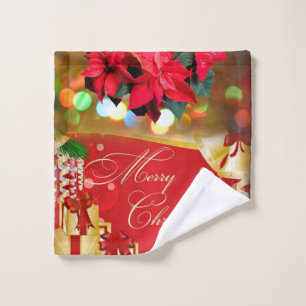 Christmas Bath Towel Sets, Merry Christmas