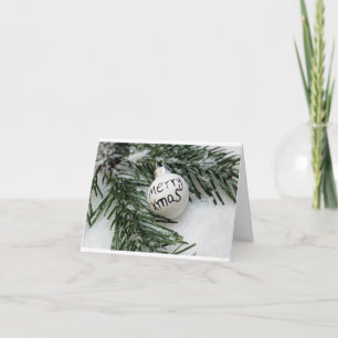 Christmas bauble Christmas card