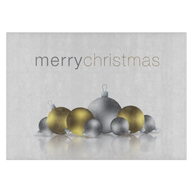 Christmas bauble cutting board (Front)