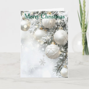 Christmas Bauble Holiday Card