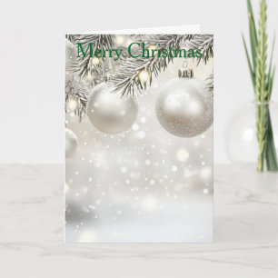 Christmas Bauble Holiday Card