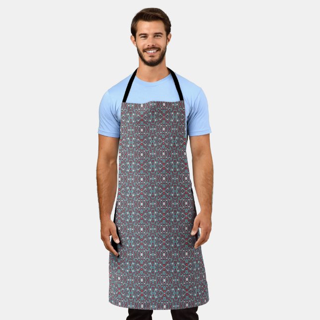 Christmas bauble pattern apron (Worn)