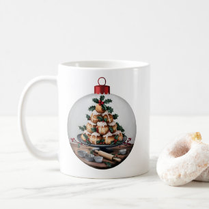 Christmas Bauble Profiteroles Baker Coffee Mug