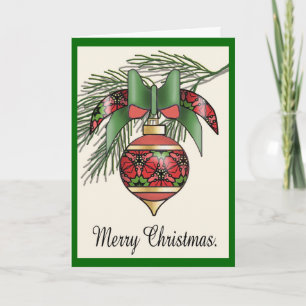 Christmas Baubles - 15 Holiday Card