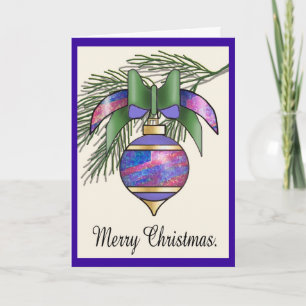 Christmas Baubles - 20 Holiday Card