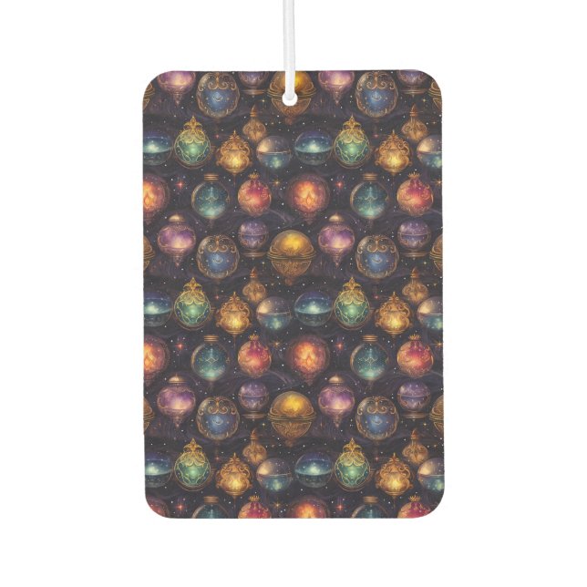 Christmas Baubles Car Freshener (Front)