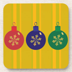 Christmas Baubles Coaster