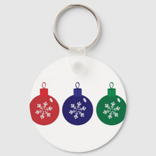 Christmas Baubles Keychain