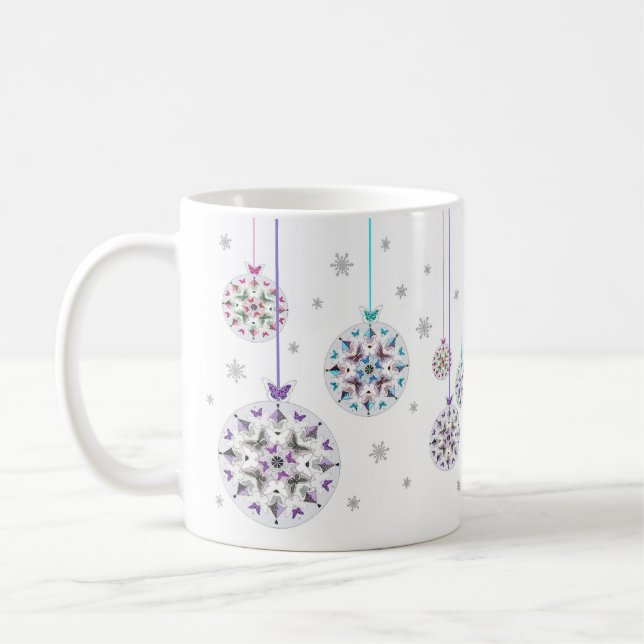 Christmas Baubles Mug (Left)