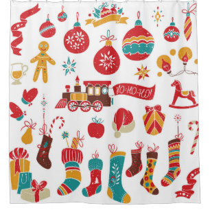 Christmas Baubles: Snowy Vintage Set.