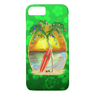 Christmas Beach Sunset Case-Mate iPhone Case