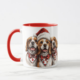 Christmas Beagle Dogs Mug