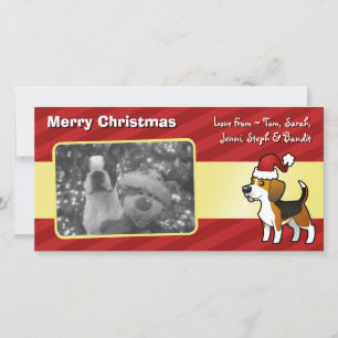 Christmas Beagle Holiday Card