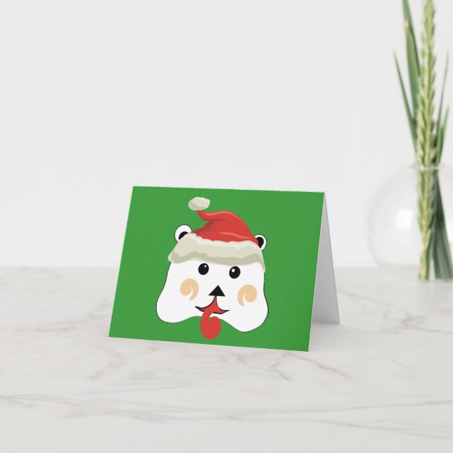 Christmas Bear Holiday Card (Front)