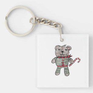 Christmas Bear Keychain