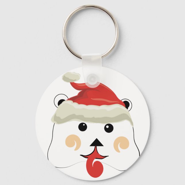 Christmas Bear Keychain (Front)