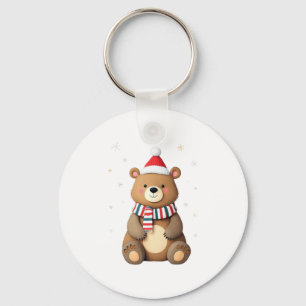 Christmas Bear Keychain