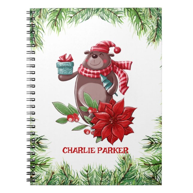 Christmas Bear Notebook (Front)