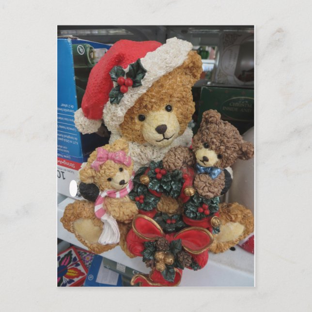 Christmas Bear Postcard (Front)