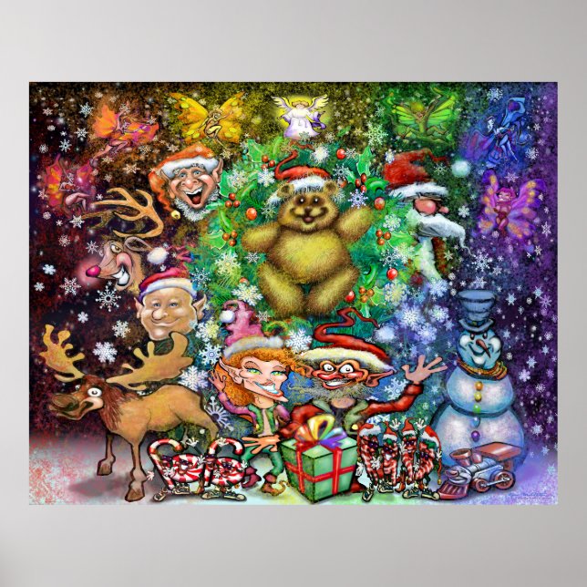 Christmas Bear Poster (Front)