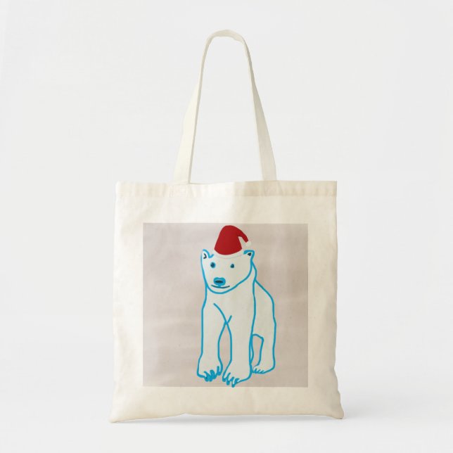 Christmas Bear Tote Bag (Front)