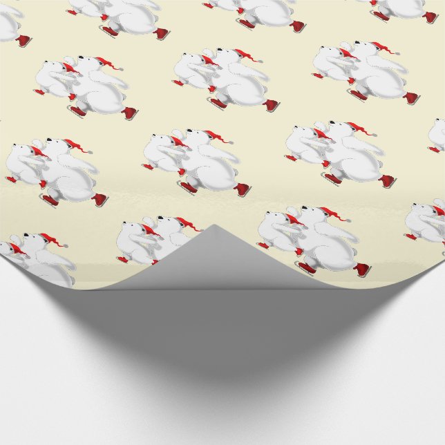 Christmas Bear Wrapping Paper (Corner)
