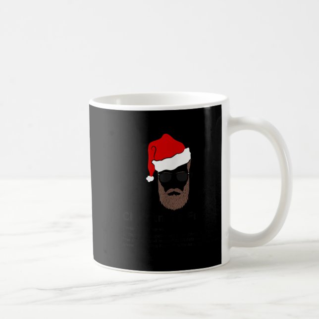 Christmas Bearded Funkle Funny Uncle Definition  Coffee Mug (Right)