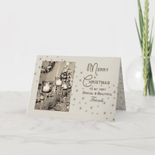 CHRISTMAS - Beautiful Friends - BEAUTIFULLY UNIQUE Holiday Card