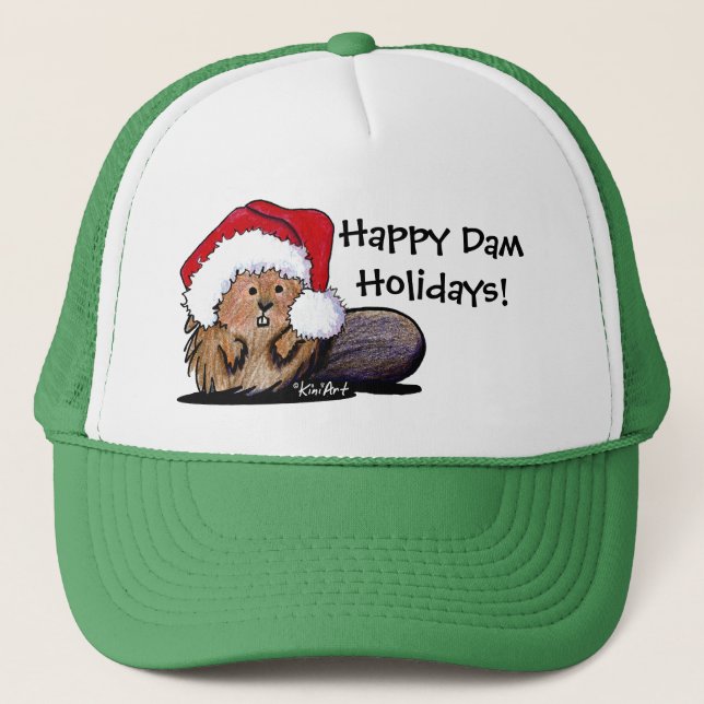 Christmas Beaver Cap (Front)