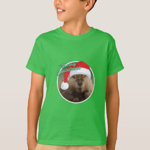 Christmas Beaver - Kids' Basic T-Shirt