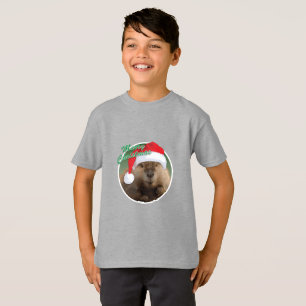 Christmas Beaver - Kids' Basic T-Shirt