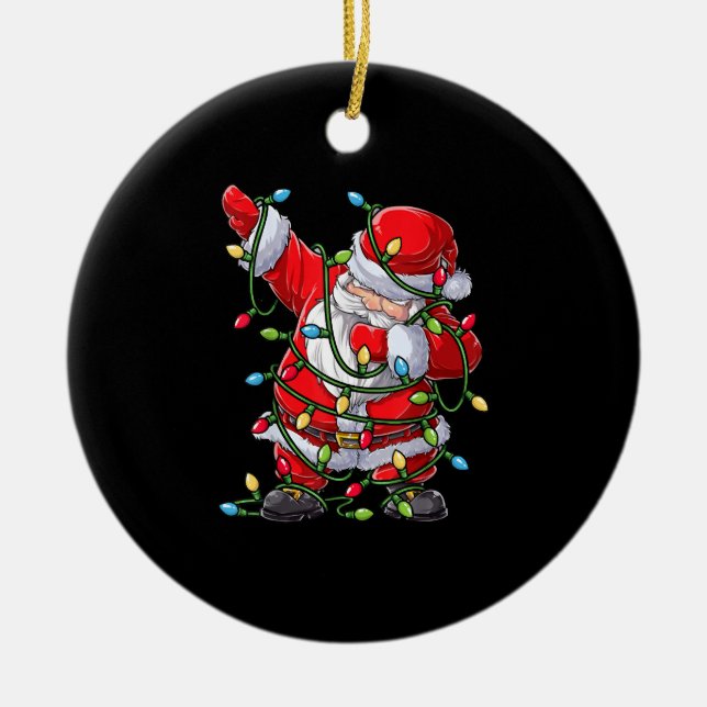 Christmas bee in the Christmas Ceramic Ornament (Front)