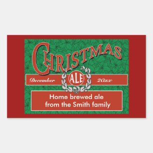 Christmas Beer, Ale and Brew Labels